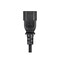 Monoprice Power Adapter Cord Cable Black, 6 ft. 1303 - alternate 1